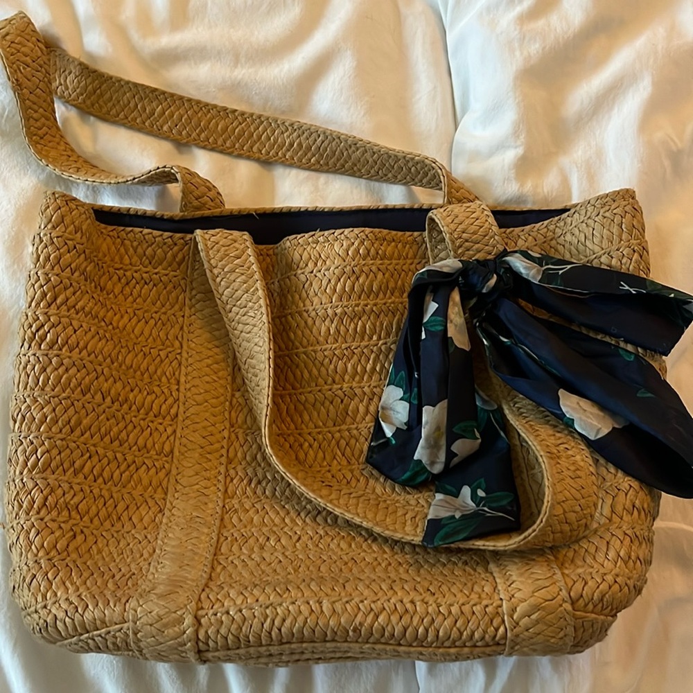 Draper James straw tote